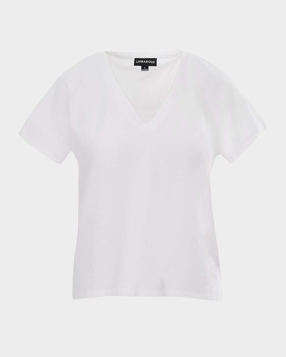 Nerea Jersey V-Neck Shirt
